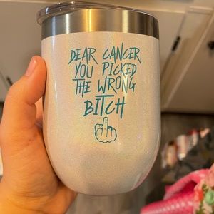 Cancer wine tumbler